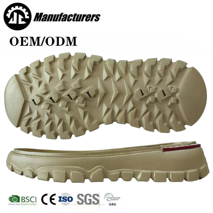 Manufacturer high quality Rubber EVA foam men's sole business casual outsole for men martens boots sole