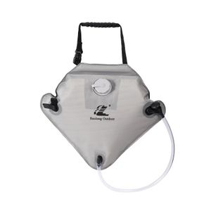 New Camping shower bag solar heated 10L shower bag PVC/coating polyester portable