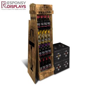 Factory Wholesale Retail Wine Bottle Display Racks Custom Wine Display Liquor Cabinets Led Lighted Bar Shelves