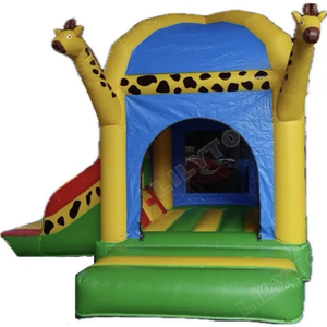 LILYTOYS commercial giraffe inflatable bouncer house,inflatable combo for kids party,events
