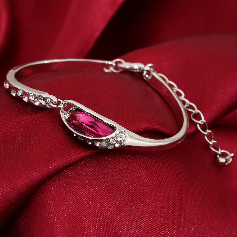 Yiwu Yancheng Trade Co., Ltd. AA018324 blue gemstone two piece bracelet chain bracelet modern fashion bracelet in new arrival