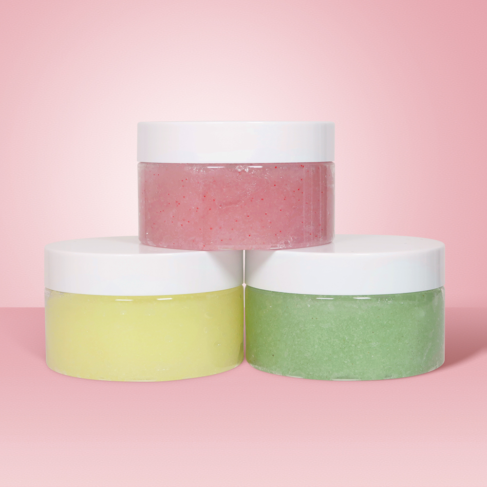 Private Label Sugar Body Scrub Deep Cleansing Face Body Skin Exfoliating Massage Body Scrub Sucrose Silky Smooth