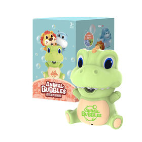 Yongkang Lianzhong Import And Export Co., Ltd. dinosaur Hippo Lion Animal Watertight Blowing Music Electric Machine Children Bubble Toys bubble machine for wedding party