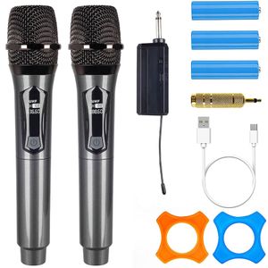 XYBest Karaoke Mic Vhf Uhf Dynamic Microfono Inalambrico Profesional Handheld Cordless Wireless Microphone For Singing Church