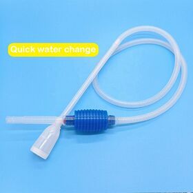 Manual Siphon Vacuum Cleaner Pump Hand siphon Pump for Aquarium Fish Tank