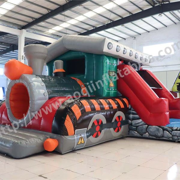 Hot Sale Car Inflatable Bouncer Castle Game For Kids Inflatable House Party Jump Bouncing And Slide Combo Outdoor