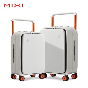 M9275 aluminum alloy frame baggage travel bags high end pc material luxurious suitcase laptop pockets luggage travel bag