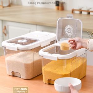 insect-proof moisture-proof jar kitchen food storage box bin for kitchen grain rice container