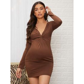 Nursing Short Maternity Clothes Pregnant Women Knit Photography Women Pregnancy Dress