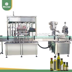 Shhonor Automatic Sunflower Edible Cooking Oil Bottle Filling Line / Machine
