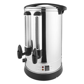10 Liter Single Layer Hot Water Boiler 304S/S Double Tap For Hotel Shop Marker Home Kitchen Appliance