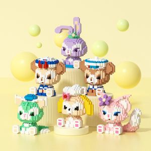 Factory wholesale Cartoon Puzzle Assembly Toy ABS Small Particle Block Educational Toy for children's toy gift