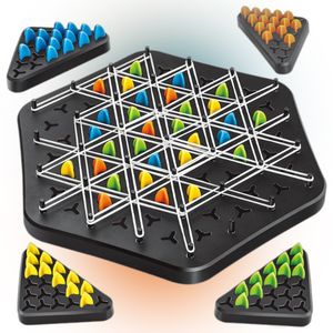2024 Hot selling Multiplayer Puzzle Chain Triangle Strategic Board Game Enhances memory and logical reasoning Abilities juguetes