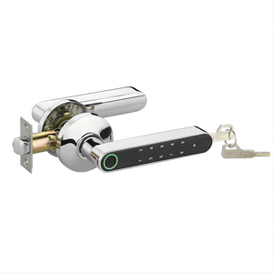 USB Rechargeable Electronic Smart Lock  Fingerprint Door Lock Security Digital Handle Lock