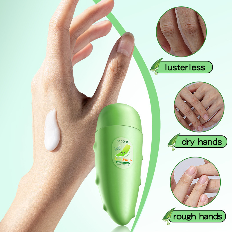 Guizhou Nine Fun Technology Co., Ltd. Aloe Vera Natural Plant Repair Drying Hands Moisturizing Anti-Cracking Hand Cream