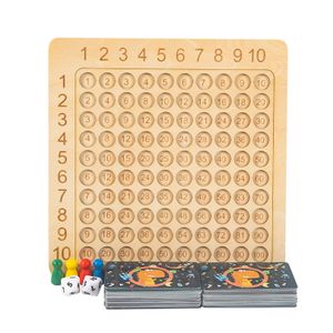 Math toys children's puzzle building blocks Add multiplication memory method boys girls multifunctional board game