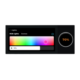 Smart Home Thermostats 6" Touch Control Panel Thermostat Light Dimmer Rotary Switch ZigBee BLE WiFi