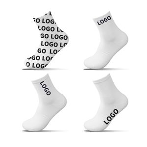 Hot Selling Jacquard Embroidery 100% Cotton Ankle Men Custom Logo Sports Sock