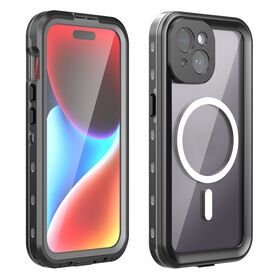 SHELLBOX manufacturer wholesale heavy duty IP68 waterproof phone case for iphone 15 with built-in screen protector for sports
