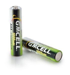 GMCELL High quality good price AA 600mah Rechargeable battery 1.2V voltage nimh batteries