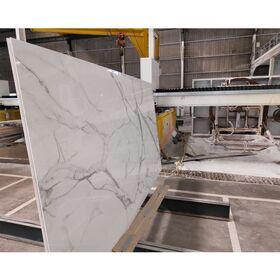 NICOCABINET China Prefab Modern Fashion Vanity Bench Top Carrara White Calacatta Quartz Stone Kitchen Vanity Countertop