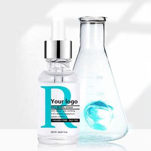 Custom 2.5% Retinol Hyaluronic Acid VE Face Serum Vegan Organic Effectively Anti-Aging Wrinkles Smooth Skin Acne Relief Herbal