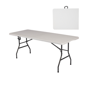 Outdoor Events Garden Plastic Folding Table 6ft folding table mesas plegables para events 8ft folding table