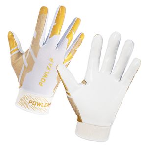Ultra Sticky Anti Slip Grip Youth Child Football Gloves Custom Silicone Design Outdoor Football Receiver Gloves