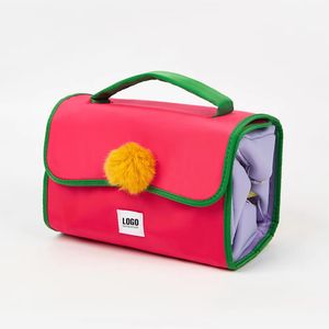 New Style Four In One Storage Makeup Bag Nylon Travel Toiletry Bag Multi Zipper Multi-Compartment Cosmetic Bag Factory Custom