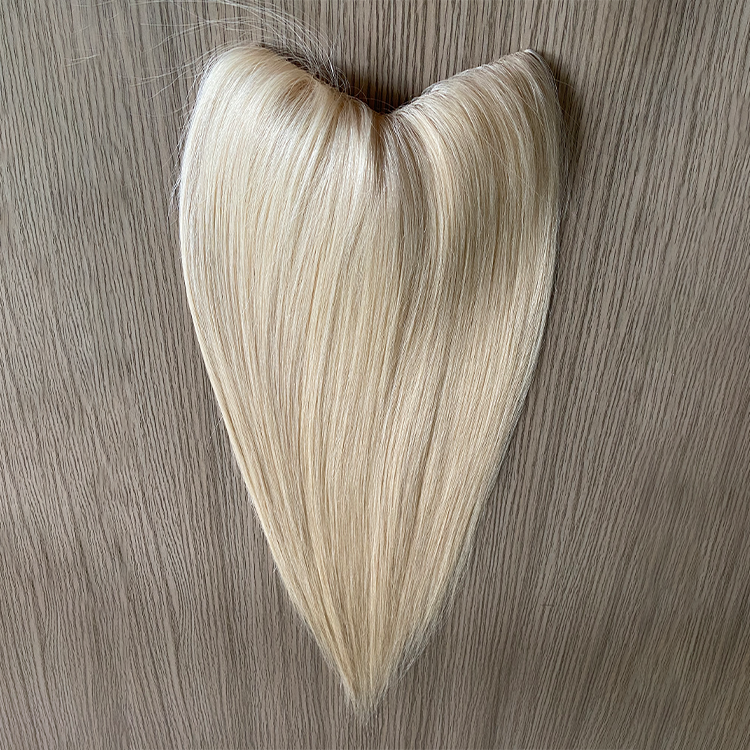 Weifang Elara Hair Products Co., Ltd. Hot Selling New Arrivals Invisible Lace With Clip One Piece 100% Human Hair Extension Hairpieces For European White Women