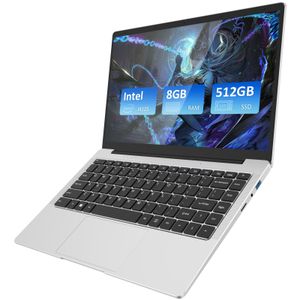 Factory Price  Laptop 128 256 512GB 1TB SSD 14 inch celeron J4125 DDR4 New Business Students Laptops Rotating Notebook