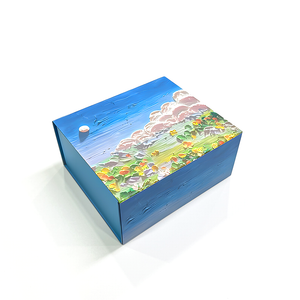 Wholesale Price Foldable Magnetic  Luxury Gift Box For T-shirt  Garment  Apparel Clothing Clothes Packaging Box