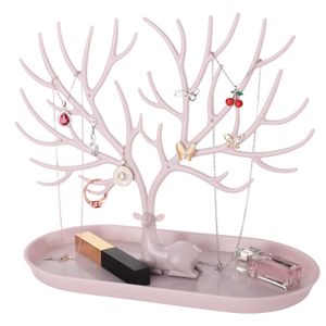 Wholesale Earrings Necklace Ring Bracelet Display Stand Tray Tree Storage Jewelry Deer Earring Holder Organizer