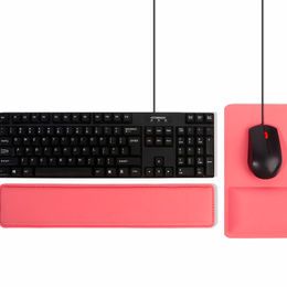 Ergonomic cooling gel wrist rest mouse pad for the gaming keyboard