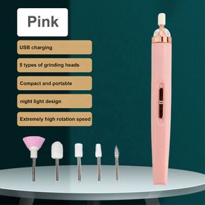 Professional Manicure Pedicure Kit Portable Nail Polish Remover Cordless Electric Nail File Nail Drill Machine