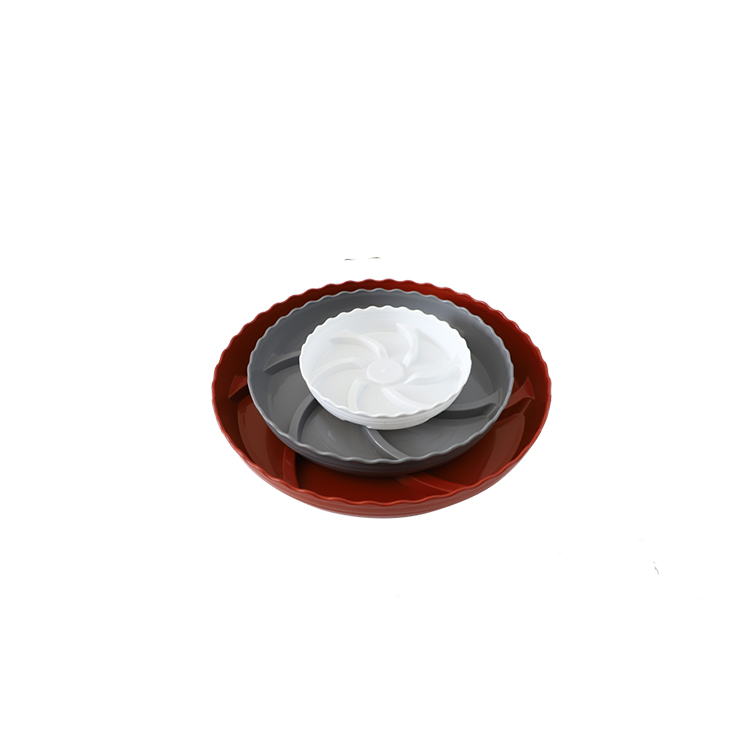 Langfang Bohao Plastic Products Co., Ltd. China Manufacturer Direct Wholesale Plastic Round Flower Pot Holder Tray New Breathable Tray