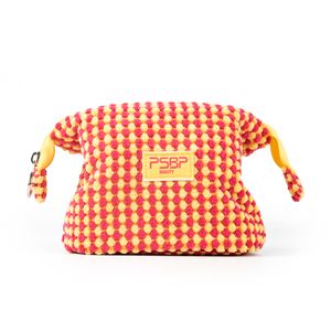 New Joker Hat Plaid Polyester Cloth Standing Casual Cosmetics Case Square Bag Pouch Leisure Make-up Storage Women Purse