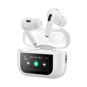 Newest BT Wireless Earphone Have screen High-end Sports Waterproof Earphones Support Noise Cancelling Earphone