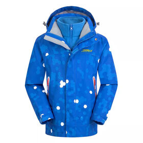 Hot sale boy's 3 in 1 jackets kid winter coats children warm outdoor clothing