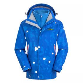Hot sale boy's 3 in 1 jackets kid winter coats children warm outdoor clothing