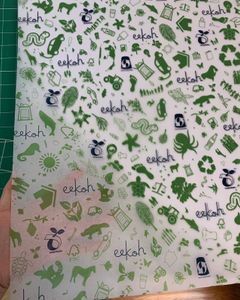 High Quality Custom Colorful Packaging Company Logo Customised Wrapping Tissue Paper