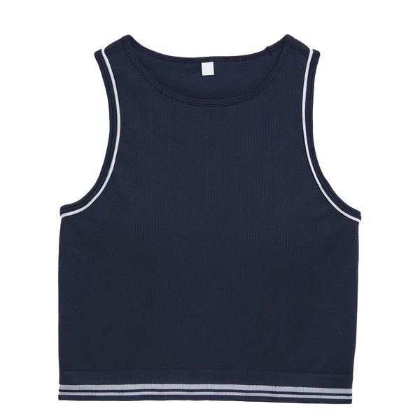 Custom Made Breathable Sport tennis Neckline Tank Top Irregular 2-layer Tennis Skirt Set Fitness sportswear tennis team tank top