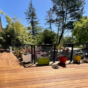 Modern Style Aluminum Balcony Roof Terrace Balustrades Handrail Deck Guardrail Cable railing