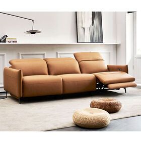 Factory Wholesale Hot Custom Competitive Living Room Sofa Set Furniture Mechanism Electric Pu Leather Recliner Sofa