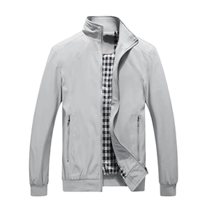 ALIKE Men's Slim Fit Lightweight Softshell Flight Bomber Spring Jacket