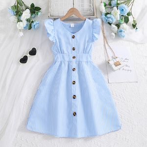 4-12Years Children Clothes Summer Kids Dresses For Girls Of 9 Years