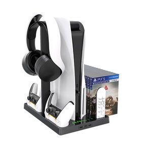 Multi functional Cooling Stand with Two PS5 Joystick Charging Dock For Playstation 5 Game Console Accessories