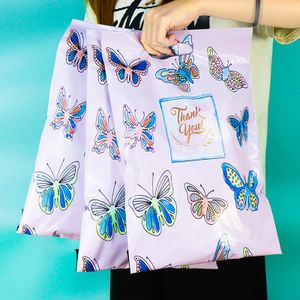 Courier Mailing Packaging Polymailer Recycled Mailers Colorful Poly Mailing Bags with Handle