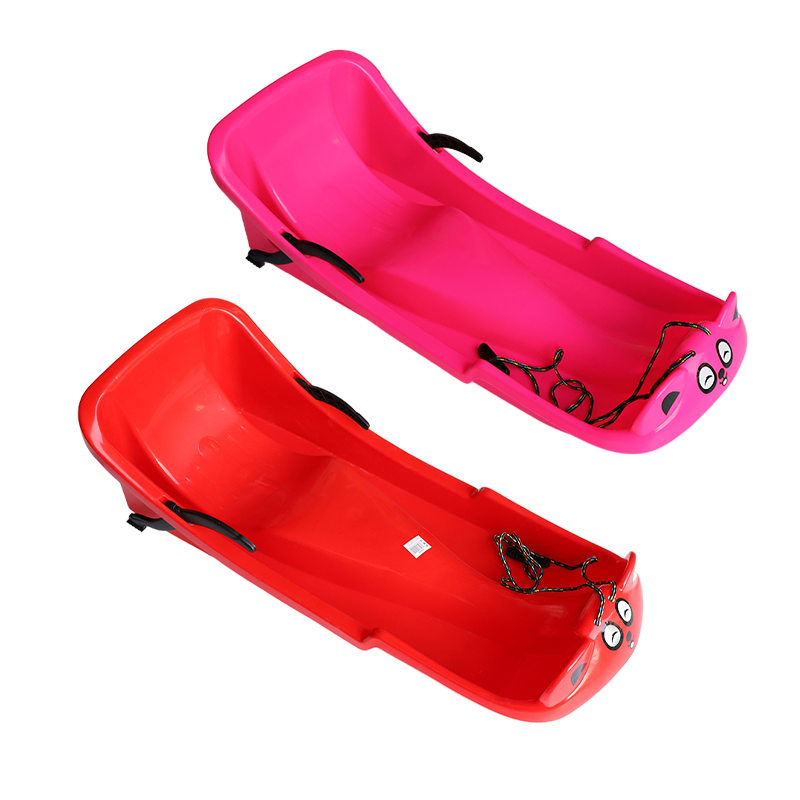 Langfang Bohao Plastic Products Co., Ltd. Cheap Durable Sports Ski Sled Mat Outdoor Winter Plastic Skis Roll up the Snow Carpet Unisex Snow sled