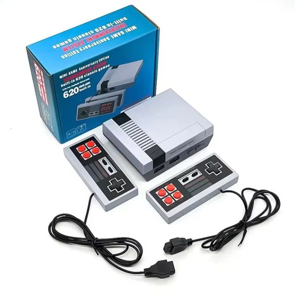 Hot Selling Family 8 bit Retro TV Game Console Built-in 620 Classic Video Games Handheld Game Player